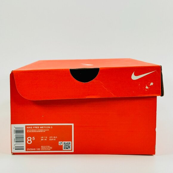 Nike Free Metcon 5 \'White Bright Crimson\' DV3949-100 Gym Multi Size main image 6